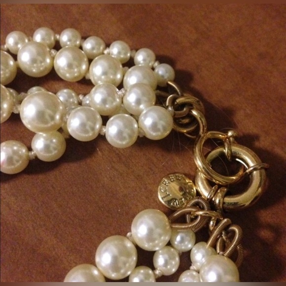 J. Crew 5-Strand Pearl Twisted Hammock Necklace - Picture 9 of 11